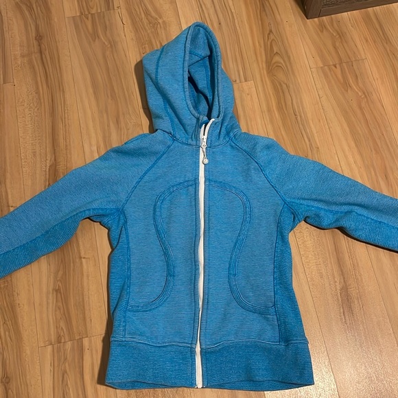 Lululemon hoodie blue/white striped - Picture 1 of 5